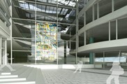 Plaatsing glas-in-loodramen, Utrecht